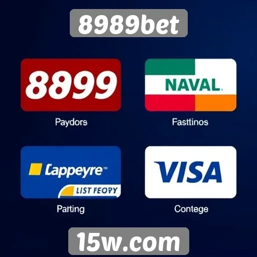 Variedade de métodos de pagamento no 8989bet